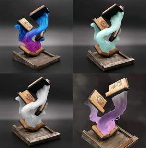 Wowei 2024 résine personnalisée de haute qualité ancien sort magique grand livre en forme de dés peint à la main tour de jeu de société - Product Image 2