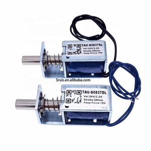 12V 24V 10mm बिजली ताले विद्युत TAU-S0837DL-D स्ट्रोक चुंबकीय ताला के लिए कैबिनेट दरवाजा लॉक - Product Image 1