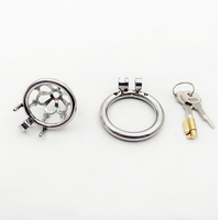 Metal tres anillos ahuecados lavable suave pene jaula pene bloqueo masculino cinturón de castidad adultos juguetes sexuales para hombres