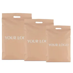Poli postacılar 12x15 Emballage Colis ambalaj poşetleri küçük işletmeler için plastik saplı çanta özel çift Seal Poly Mailers