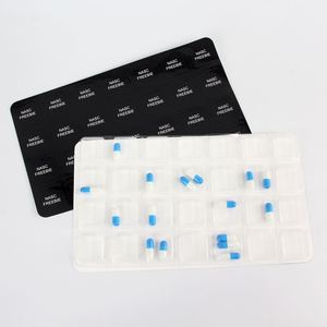 Blíster mensual para medicamentos con sellado en frío, organizador de pastillas desechable y fácil de usar, ideal para campamentos de verano y cuidadores. - Product Image 2