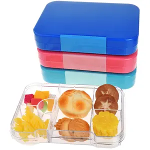 Aohea school wholesale can be customized 4-compartment bento box popular cute children like bento box