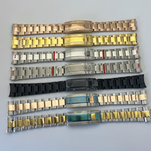 <span class=keywords><strong>Bracelet</strong></span> de <span class=keywords><strong>montre</strong></span> en acier inoxydable 316L massif, résistant à l'eau, 20 mm, <span class=keywords><strong>avec</strong></span> fermoir déployant et <span class=keywords><strong>boucle</strong></span> réglable - Product Image 1