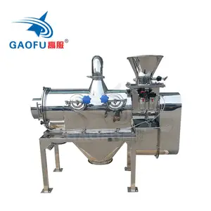 Pearl powder sifter impurity removal vibration screen horizontal airflow vibrating sieve machine