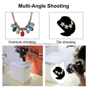 Puluz 23cm Anneau LED Mini Photo Studio <span class=keywords><strong>Light</strong></span> Box Vente Chaude avec 6 Couleurs Gratuites Arrière-plans Photo Studio Accessoires - Product Image 5