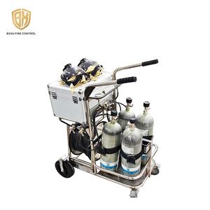 Equipo de lucha contra incendios Aparato de respiración de tubo largo portátil SCBA Trolley Car SCBA - Product Image 2