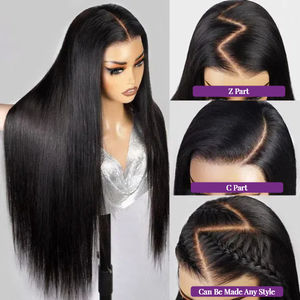 Perruques <span class=keywords><strong>cheveux</strong></span> humains lisses sans colle avec devant en dentelle perruque avec devant en dentelle Hd à cuticules alignées perruques de <span class=keywords><strong>cheveux</strong></span> bruts vietnamiens pour femmes noires - Product Image 3