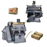 Máquina de Corte y Plegado de Papel Manual de Fácil Operación, Máquina de Troquelado Semiautomática para Cartón, Superventas