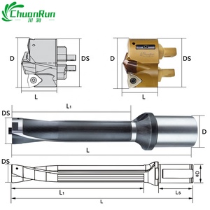 28-70mm Durchmesser 3D/5D/8D/10D HLC Präzisions-Kronen bohrer in Industrie qualität für Edelstahl-Tiefloch-Chuanrun-U-Bohrer - Product Image 6