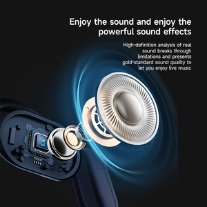 X101 개방형 무선 헤드폰 편안한 착용을 위한 피부 친화적인 이어 루프 스포츠 무선 헤드폰 자유롭게 듣기 - Product Image 3