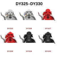 Blocs de construction de figurines d'action miniatures de samouraï japonais médiéval, armure Bushido Ninja, jouet cadeau pour enfants