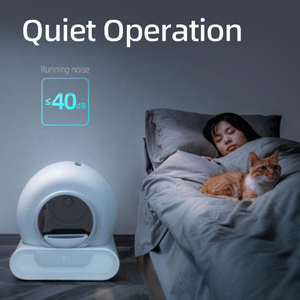 Caja de Arena Inteligente para Gatos, Redonda, de 65L, Autolimpiable, con Bajo Nivel de Ruido, Operación Táctil, Control por Aplicación, Plástico ABS Resistente, Venta al Por Mayor - Product Image 4