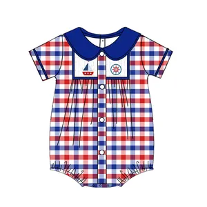 Puresun boutique en gros ensemble de vêtements 4 juillet tenues pour bébés vêtements patriotiques ensembles de vêtements pour filles