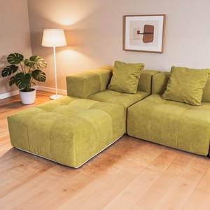 Juego de Sofás Compactos Modernos y Sencillos de Esponja Comprimida, Sofá de Espuma de Alta Densidad con Diseño Creativo para Sala de Estar, Venta al Por Mayor - Product Image 1