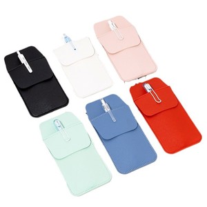 Estuche para bolígrafos de enfermera, de cuero PU color caramelo, a prueba de fugas, resistente al desgaste, portátil, bolsa de almacenamiento para bolígrafos estilográficos, grande - Product Image 4