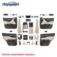 Kit de conversion complet du tableau de bord intérieur, style LC200 à LC300, pour Land Cruiser 2008-2022