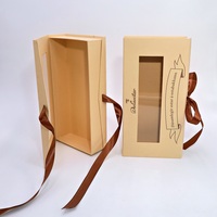 Boîte à bijoux magnétique personnalisable, prix négociable, avec gaufrage, dorure à chaud, finition mate, en carton, emballage plat