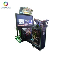 Simulateur de tir à deux joueurs, machine de jeu d'arcade à monnayeur, jeu de tir pour enfants, certifié CE, 110V/220V