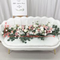 Fleurs artificielles de table de qualité supérieure, arrangement flexible, pour la décoration de cérémonie de mariage