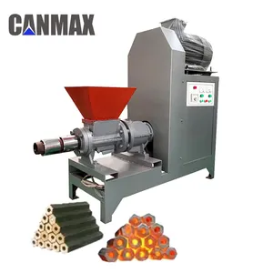 Máquina Canmax para fazer folhas caseiras de casca de madeira e aparas de carvão e briquetes de pó