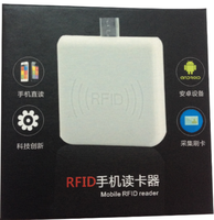 Interface OTG Lecteur de cartes à puce RFID NFC pour Android Matériau ABS Fréquences 125kHz 13.56MHz Lecteurs de cartes de contrôle d'accès