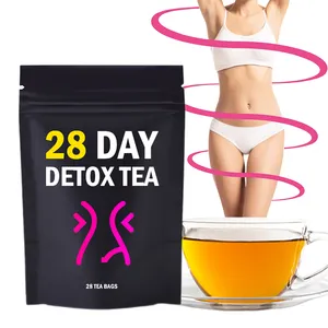 Té Delgado vientre plano barriga té de desintoxicación Etiqueta Privada 28 días té de desintoxicación productos para perder peso