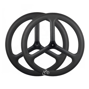 Roue en carbone vélo 20 pouces 3 rayons <span class=keywords><strong>Bmx</strong></span> <span class=keywords><strong>roues</strong></span> 451 <span class=keywords><strong>roues</strong></span> à <span class=keywords><strong>trois</strong></span> rayons frein à disque/v frein pneu <span class=keywords><strong>trois</strong></span> rayons vélo <span class=keywords><strong>roues</strong></span> - Product Image 2