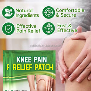 건강 관리 제품 일회용 무릎 통증 완화 패치 천연 쑥 허브 석고 경피 무릎 패치 - Product Image 2
