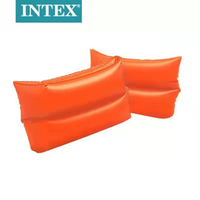 Intex B04 Grand équipement de jeu aquatique de luxe 58641 Bandes de bras de collier gonflables pour enfants Logo en PVC Imprimé Accessoire de piscine