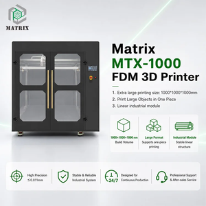 Max Fast 600 mm/s Impresora 3D de nivelación automática 1000*1000*1000mm Componentes de pantalla FDM Core-XY de escritorio para construcción de laboratorio Sla - Product Image 1