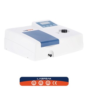Espectrofotómetro UV-Vis LABPEAK con Perilla Manual, 200-1000nm, Pantalla LCD Retroiluminada, Calibración Automática 0A y 100%T, Haz Único para Laboratorio - Product Image 1