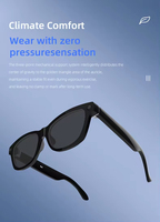 Dispositif portable intelligent UV400 enregistrement vidéo d'appel BT traduction en temps réel lunettes intelligentes AI avec caméra anti-tremblement 800W