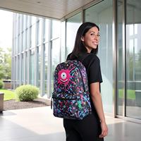Sac à dos pour ordinateur portable pour étudiantes - Motif arc-en-ciel, grande capacité, bretelles rembourrées, sac à dos scolaire et de voyage