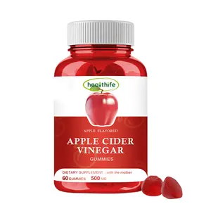 Réfrigérateur à vitamines Vegan ACV, citrine Apple, vinaigre, gomme avec mère, 250g
