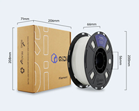 Filamen Cetak 3D QIDI PLA Basic 1.75mm dengan Chip RFID, Kecepatan Tinggi, Biodegradable untuk Printer 3D FDM, Nozzle 190-240C, Bed 30-60C