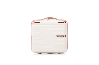 Maleta rígida con diseño de ondas elegante, en varios tamaños: 12, 14, mini para niños, 20 para cabina, 24 y 28 para equipaje de mano, ideal para tiendas de regalos.