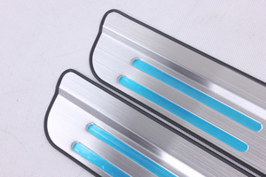 Accesorios para Vitara 2016 2017, Placa Protectora de Umbral de Puerta Cromada ABS, 4 Piezas - Product Image 5