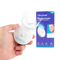 Système de Blanchiment Dentaire de Qualité Professionnelle à Domicile 5 LED Lumière Bleue Avec Minuteur, Gel PAP et Seringues de Remplissage pour Kit de Blanchiment