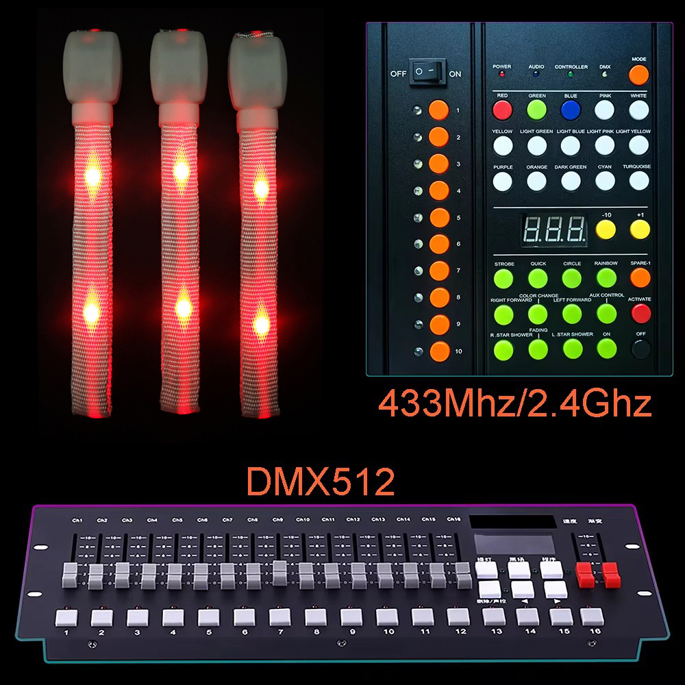 10 LED Control Remoto 433MHz
