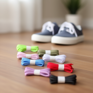 Cordones de Zapatos de Diseño Único en 8 Colores, Calidad Premium, Decoración de Zapatos Personalizable, Material Textil - Product Image 2