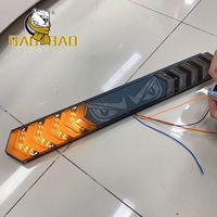 Feux arrière de camion 12V 24V à LED, type « Devil Eyes », clignotants, avertisseurs lumineux, bandes longues colorées, feux de freinage et de clignotement pour accessoires de voiture, camion, VTT