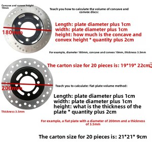 Disque de frein à disque pour <span class=keywords><strong>moto</strong></span>/véhicule électrique 160/170/200 en acier inoxydable compatible avec le modèle Suzuki 2205840 - Product Image 3