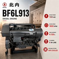 Moteur diesel BF6L913 6,128 L 112 kW 2300 tr/min Série 913, groupe électrogène robuste refroidi par air pour applications minières et de construction