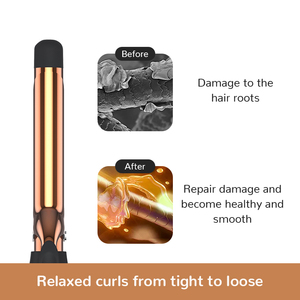 Pince à boucler professionnelle <span class=keywords><strong>pour</strong></span> <span class=keywords><strong>cheveux</strong></span> longs et courts <span class=keywords><strong>Fer</strong></span> à boucler en céramique tourmaline - Product Image 4