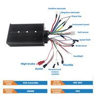 Kit d'assistance pour vélo électrique 2000W |   Compatible 48V/60V |   Conversion de vélo électrique