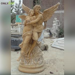 Estatua <span class=keywords><strong>de</strong></span> Figura Grande Personalizada, Escultura <span class=keywords><strong>de</strong></span> Ángel Griego Antiguo Tallada en Piedra <span class=keywords><strong>de</strong></span> Mármol Blanco OEM, Estatuas <span class=keywords><strong>de</strong></span> <span class=keywords><strong>Cupido</strong></span> y Psique para Decoración <span class=keywords><strong>de</strong></span> Jardín - Product Image 6