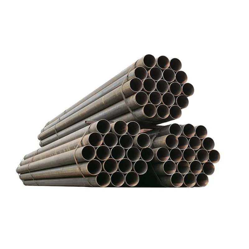 Hersteller für Baumaterial Schlussverkauf ASTM A53 Erw geschweißtes rundes Stahlrohr Ppe schweißung schwarzes Rohr kohlenstoffstahlrohr