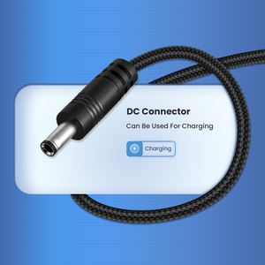 สายชาร์จ 2in1 โลหะผสมเงิน 2A ชนิด Type C เป็น DC 12V <span class=keywords><strong>หัว</strong></span>ต่อหลายแบบสำหรับแล็ปท็อปและกล้อง - Product Image 5