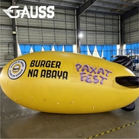 Ballon publicitaire gonflable personnalisé de 5 m à télécommande pour surveillance aérienne en haute altitude