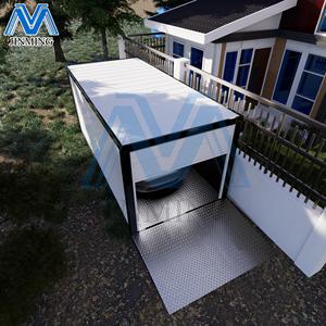 <span class=keywords><strong>Casetta</strong></span> Prefabbricata Modulare Portatile per Garage o Ripostiglio Esterno con Porta Scorrevole e Serranda Avvolgibile - Product Image 6